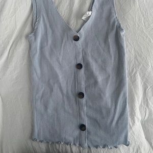 Baby blue tank top